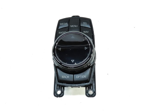 2014 BMW X5 (F15) I-DRIVE NAVIGATION RADIO STEREO INFORMATION CONTROL KNOB - Picture 3 of 6