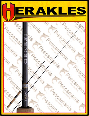Herakles Genesis Schwarz Hengst ST61UL 6  1  0,6 -2, 0gr Angelrute Spinn Trout