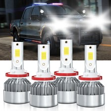 4pcs H11 H11 Led Headlight Bulbs For Ford Police Responder Hybrid 2019-2020