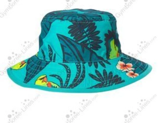 Gymboree Niños Talla M 5-7 Selva Loro Cubo Sombrero Sombrero Nuevo con Etiquetas Brillante y Playero  Foto 2 de 4
