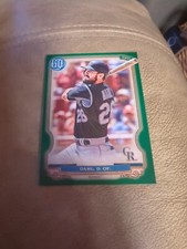 2020 Topps Gypsy Queen GREEN #75 David Dahl COLORADO ROCKIES