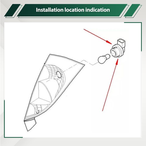 Fit For Ford Focus MK1 MK2 Rear Stop Brake Tail Light Bulb Holder Socket 4425186 - Picture 5 of 8