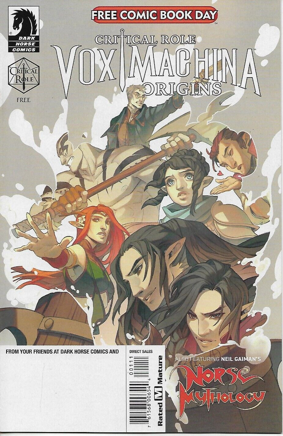 FCBD - CRITICAL ROLE VOX MACHINA ORIGINS (2020) #1 - Back Issue (S)