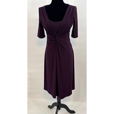 Chaps Dress Purple Midi  Small 