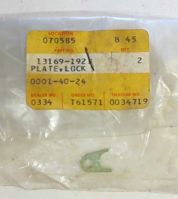 NOS GENUINE KAWASAKI LOCK PLATE 13169-1923 NEW OEM | eBay