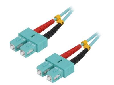 FP3SC00 LWL-Patchkabel OM3 SC/UPCbeiderseitig 05m LSZH türkis LOGILINK