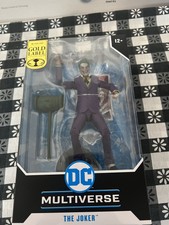 McFarlane DC Multiverse The Joker (Gold Label) Action Figure 18cm, Con Accessori E Base, TM17018
