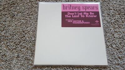 Britney Spears - Don't let me be the last to know 12'' Vinyl US PROMO REMIXES