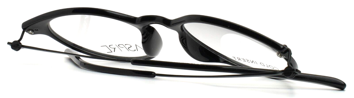 Aspire REMARKABLE Black Frames 46 20 145 Round Glasses ASPIRE Wealthy Black Unisex Round Full Rim Eyeglasses 46-20  main image 2