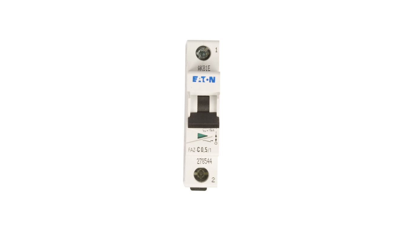 Miniature circuit breaker 1P C 0.5A 15kA AC FAZ C0.5 / 1 278544 /T2UK