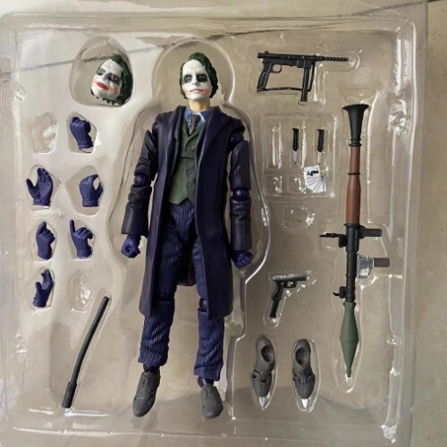 The Dark Knight Joker Heath Ledger Action Figure Poseable