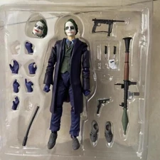 The Dark Knight Joker Heath Ledger Action Figure Poseable Model MAFEX #051 Box