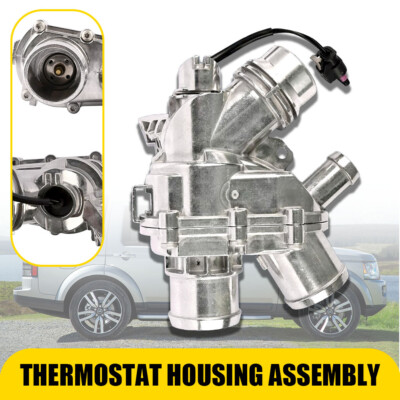 Metal Thermostat Housing For 14-2020 Land Rover & Jaguar 3.0L V6 Supercharged T