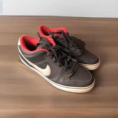Nike Dunk Low LR Anthracite Grey Red White Mens 9.5 Shoes Sneakers 487925-061 NIKE DUNK LOW ANTHRACITE GRAY RED WHITE MENS SIZE 12 SHOES  main image 3