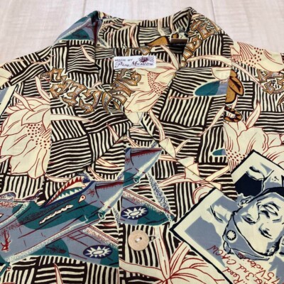 The REAL McCOY’S(Pine Mcswine) ALOHA シャツ The Real McCoy's Pine McSwine Aloha Shirt Short Sleeve