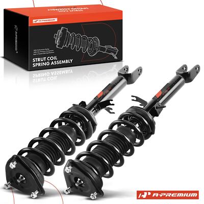 A-Premium Front Struts w/ Coil Springs Assembly for Infiniti M35 2006 2007 3.5L