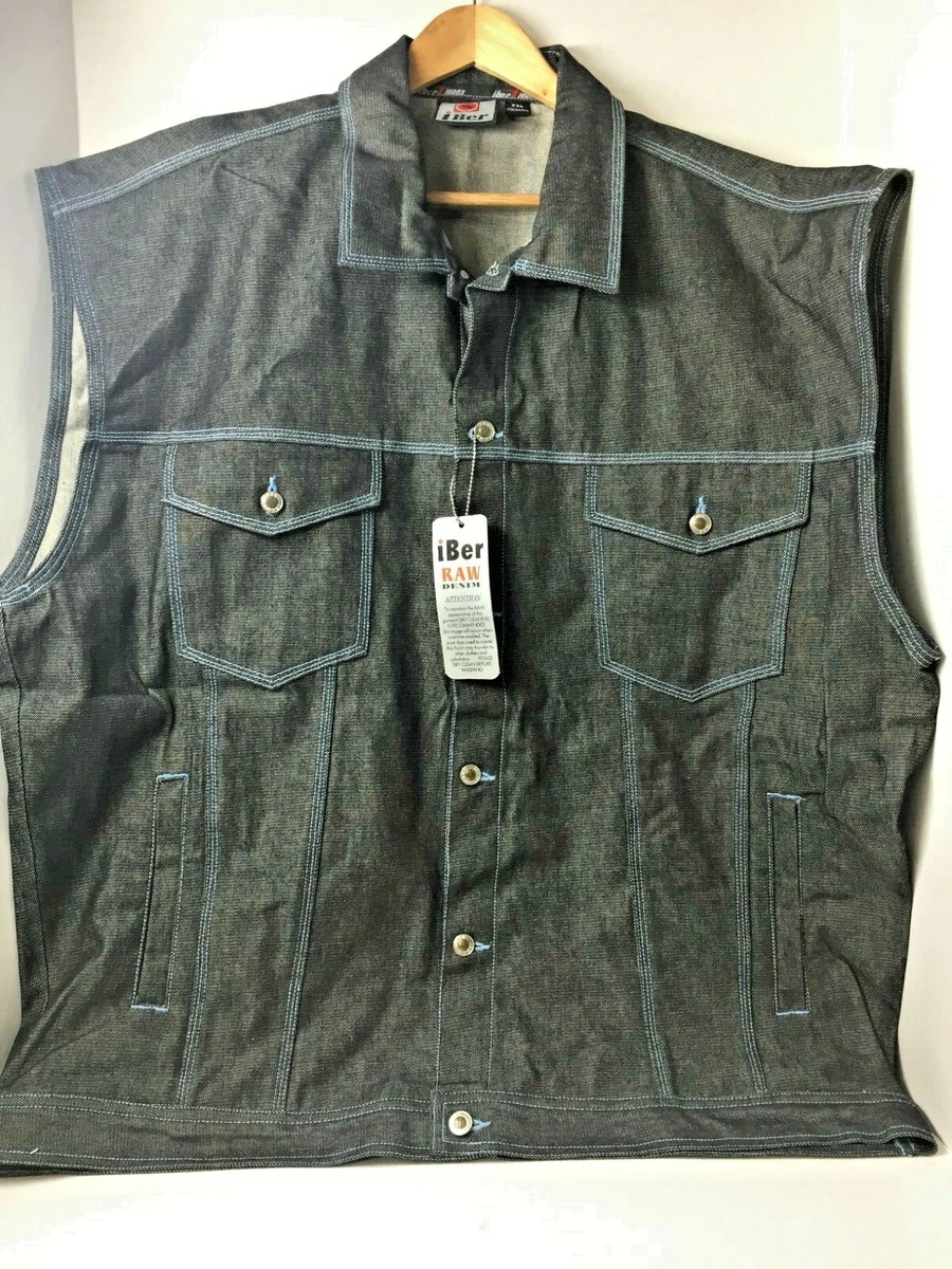 Raw denim hotsell vest