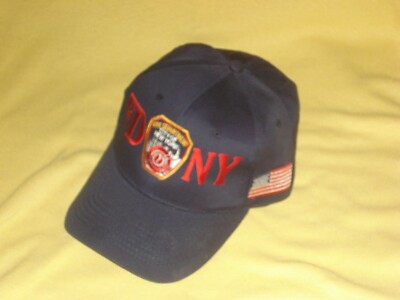 New-NY FD Fire Department City of New York Blue Baseball Hat/Cap NWOT Adjustable