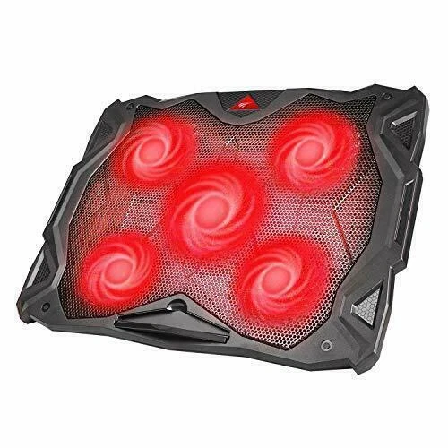 5 Fans Laptop Cooling Pads with Adjustable Stands