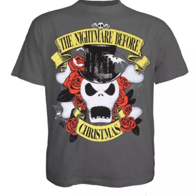 Nightmare Before Christmas Top Hat Jack Official T-Shirt Mens Guns N Roses  XXL UK
