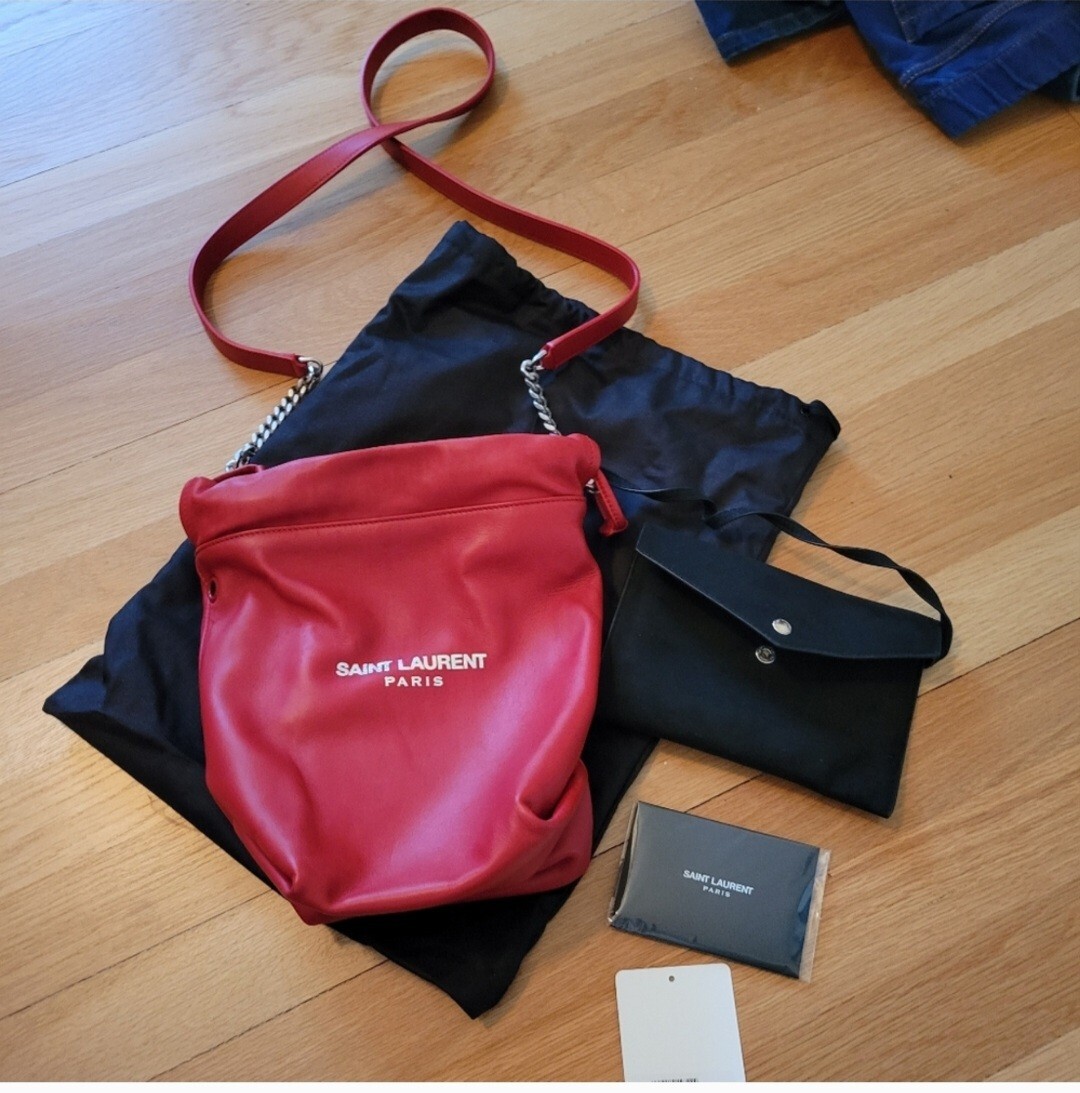 Teddy Drawstring Backpack Ysl Teddy Bucket Bag Sale Saint
