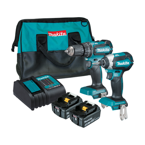 Makita 18V 2 Piece Cordless Brushless 