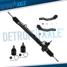 5pc Power Steering Rack And Pinion Tie Rods Kit For 1996 - 2000 Honda Civic