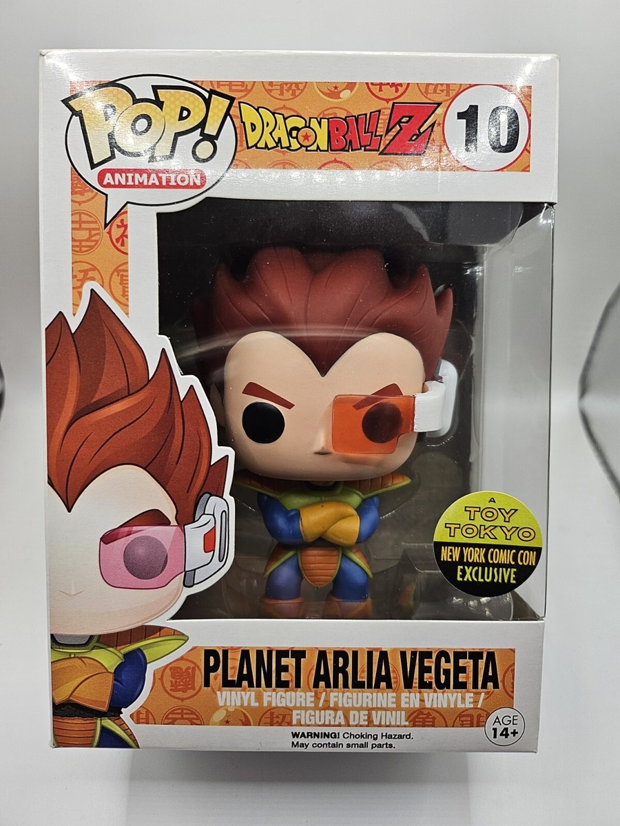 Dragon Ball Funko Pop Planet Arlia Vegeta #10 Toy Tokyo NYCC