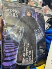 Gothic Black Sorcerer - Forgotten Souls - Child Robe Medium New