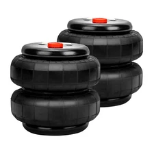 Set of 2 Air Ride Suspension Bag Standard 2500 lb 1/2"npt Single Port Universal