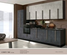 CUCINA COMPLETA COMPONIBILE MODERNA CORFU L. 300 CM