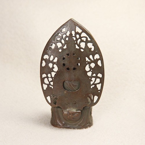 8.8CM Antique Bronze Buddha Statue Home Decor Accessories for Living Room Small - Picture 2 of 6