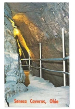 Bellevue Ohio OH Postcard Seneca Caverns