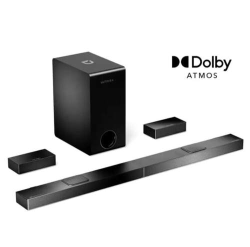 ULTIMAA Nova S80Soundbar con Dolby Atmos, Subwoofer Wireless 8\", 4K HDR - 520W