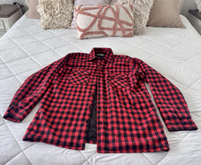 Vintage Frostproof 100 cotton Buffalo Plaid Shirt Jacket XL made in USA