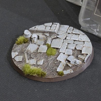 Gamers Grass Temple Bases, Battle Ready - Round 100mm (x1)