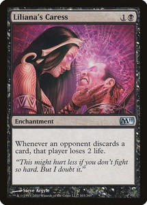 Liliana's Caress - Magic 2011 (M11) #103 Uncommon