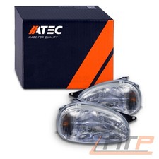 2x SCHEINWERFER H4 HALOGEN LINKS + RECHTS SET FÜR OPEL COMBO 94-01 CORSA B 93-00