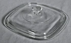 Vintage Pyrex P-7-C Square Glass Lid for Corning Ware Casseroles 7-1/4" (B)