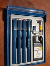 Vintage Staedtler Marsmatic 700 Technical 7 Pen Set