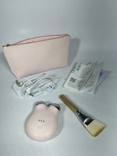 NuFace Pink Trinity Mini Facial Toning Device With Charger and Bag
