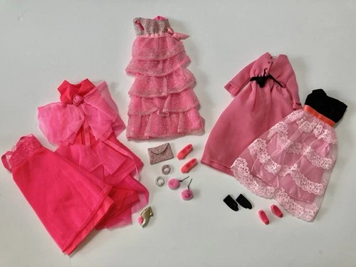 Vintage Mattel 1960’s Barbie  Francie Julia Clothes Accys Lot Romantic Ruffles