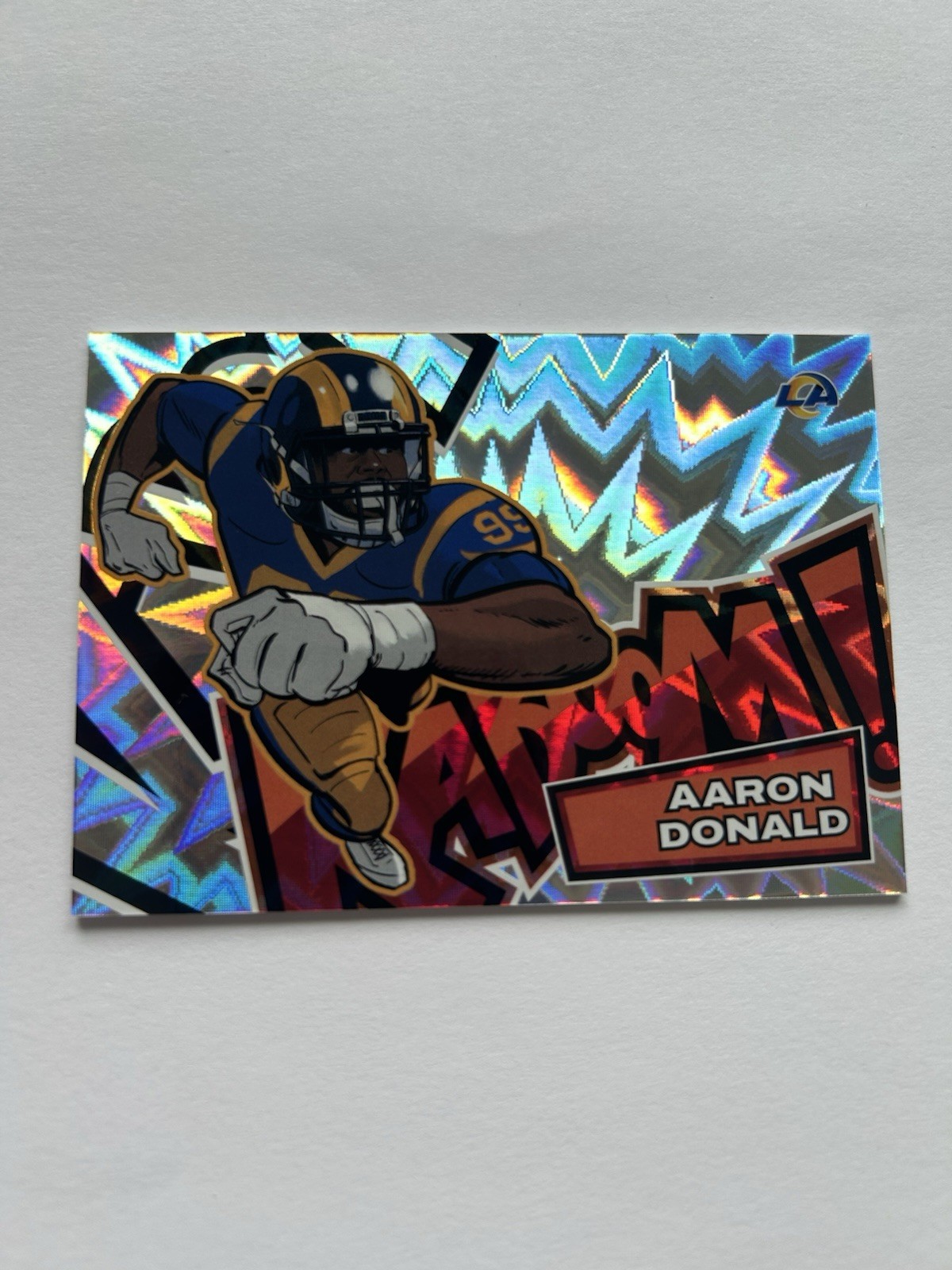2025 Panini Absolute Football – Kaboom! (Horizontal) Player: Aaron Donald