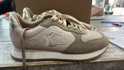 Atlantic Stars Ghala Damen Sneaker Schuh Beige Size Eu 37 ATSM4