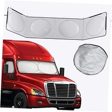 Semi-Truck Sun Shade for Windshield and Side Windows, Maximum Semi-Truck Size