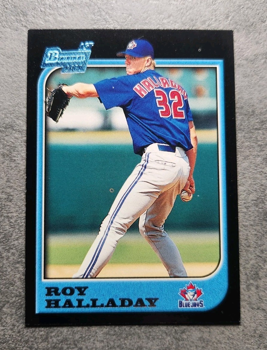 1997 Bowman #308 Roy Halladay 1st Bowman Rookie Card - Toronto Blue Jays HOF RC