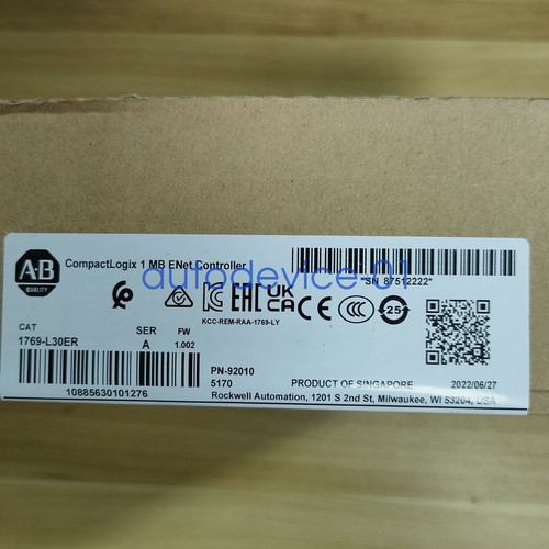 Allen-Bradley 1769-L30ER CompactLogix 1 MB ENet Controller New AB 1769L30ER - Picture 6 of 20