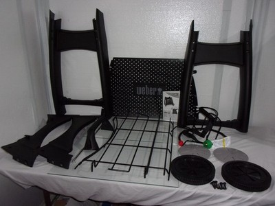 Weber Q Cart for Grilling, Black 6525