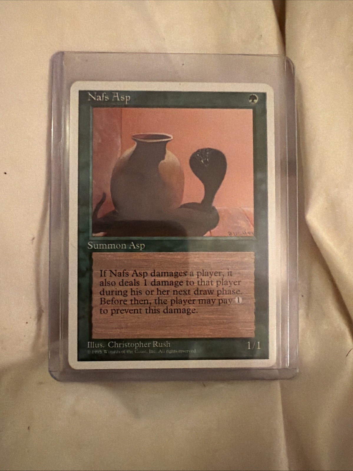 NP MINT!! MTG Nafs Asp FOURTH Edition!