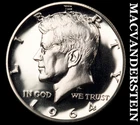 1964 Silver Kennedy Half Dollar - Choice Gem Proof  Lustrous  #K1584